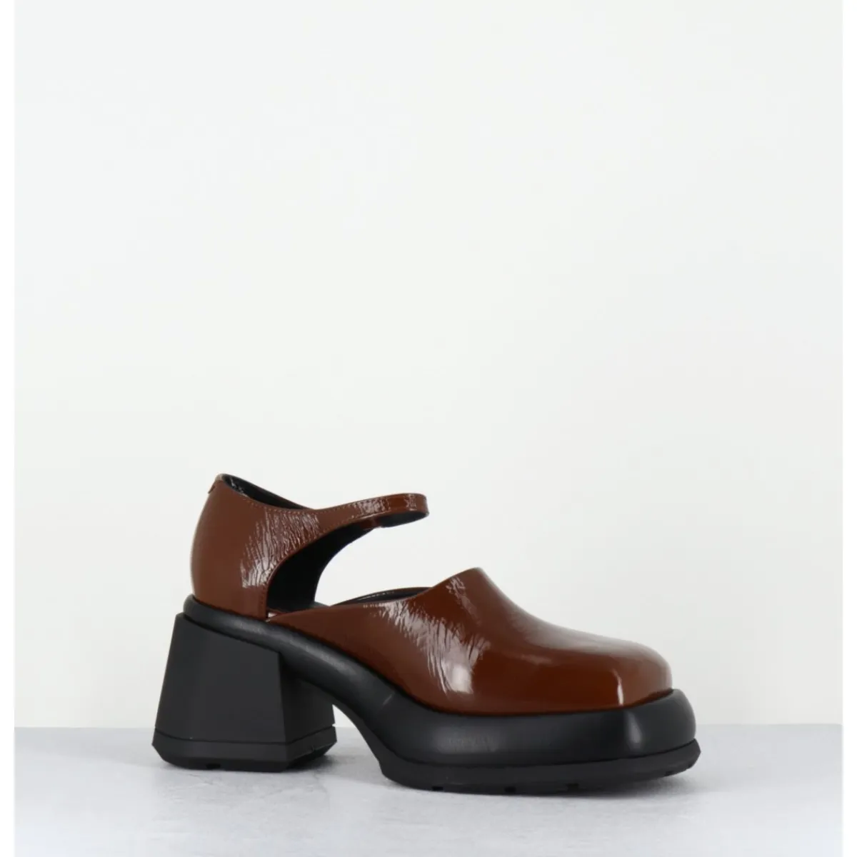 Chaussures | Plateformes^E8 BY MIISTA Babies à plateforme cuir naplak - CORAL BROWN COURT MARRON