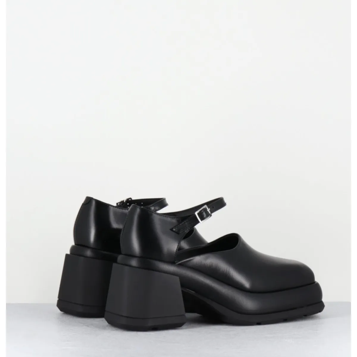 Chaussures | Plateformes^E8 BY MIISTA Babies à plateforme en cuir - CORAL BLACK COURT NOIR
