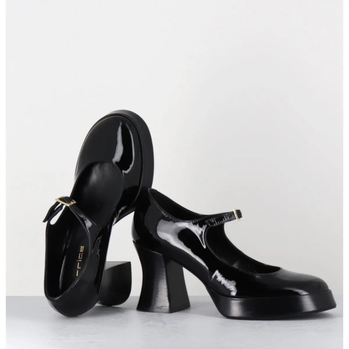 Chaussures | Plateformes^GARRICE LAB Babies à plateforme en cuir vernis - NEDER VERNICE NERO NOIR