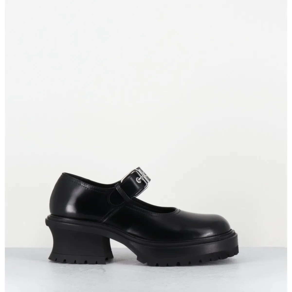 Chaussures^AGL Babies en cuir 90s - CARO BEBE NERO NOIR