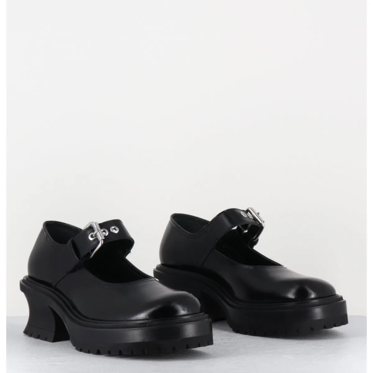 Chaussures^AGL Babies en cuir 90s - CARO BEBE NERO NOIR