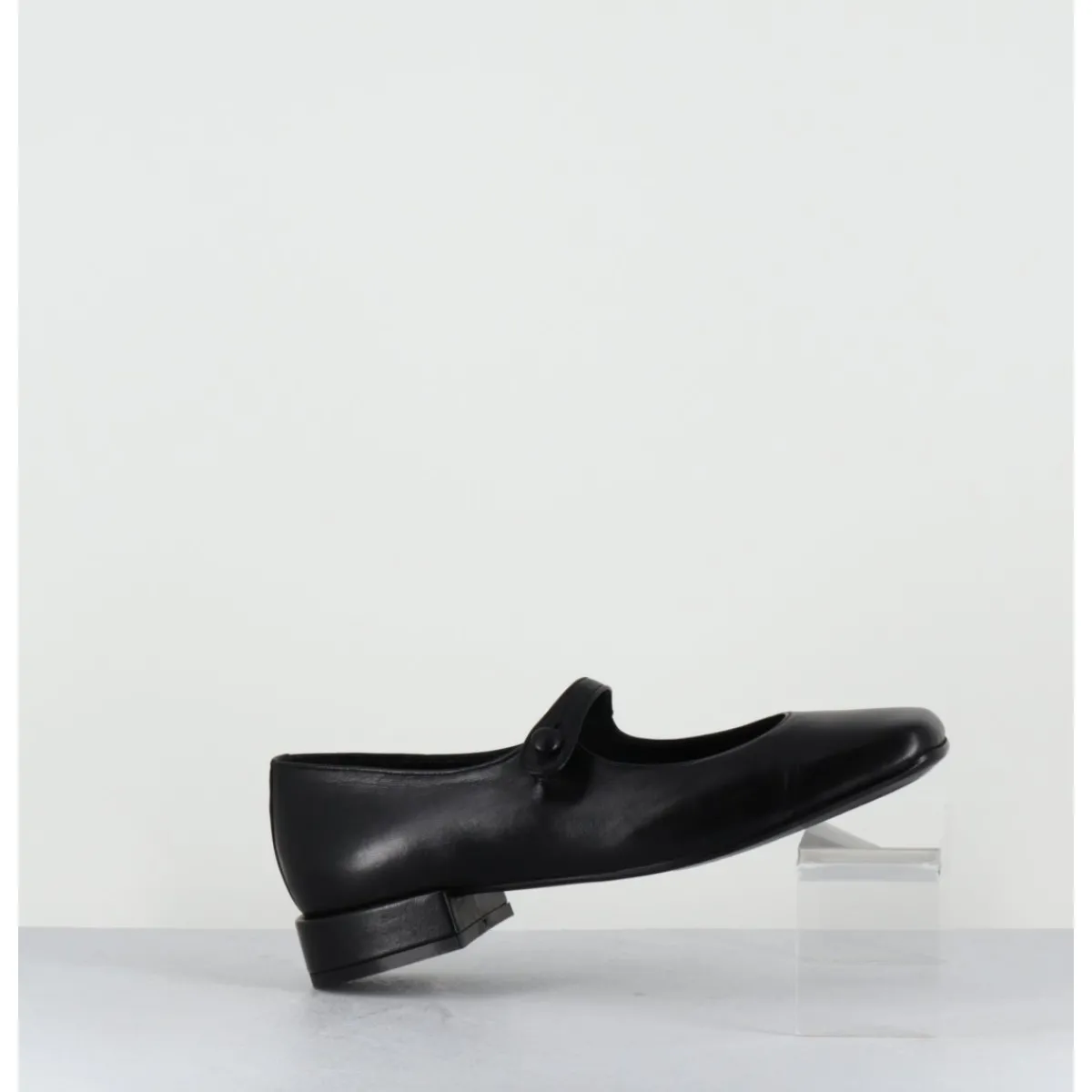 Chaussures | Ballerines^TO&CO Babies en cuir souple bout carré - JANE BLACK COWHIDE NOIR
