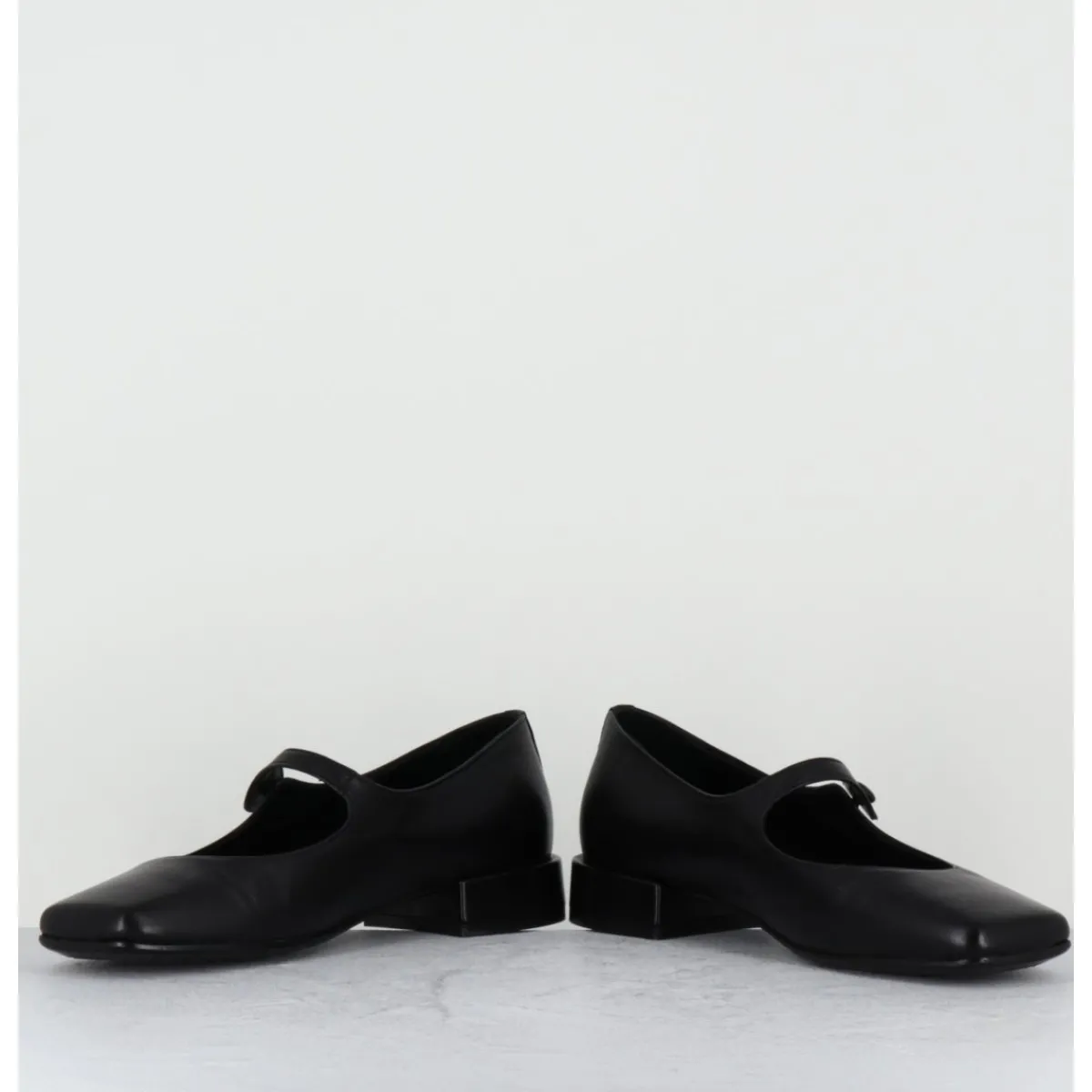 Chaussures | Ballerines^TO&CO Babies en cuir souple bout carré - JANE BLACK COWHIDE NOIR