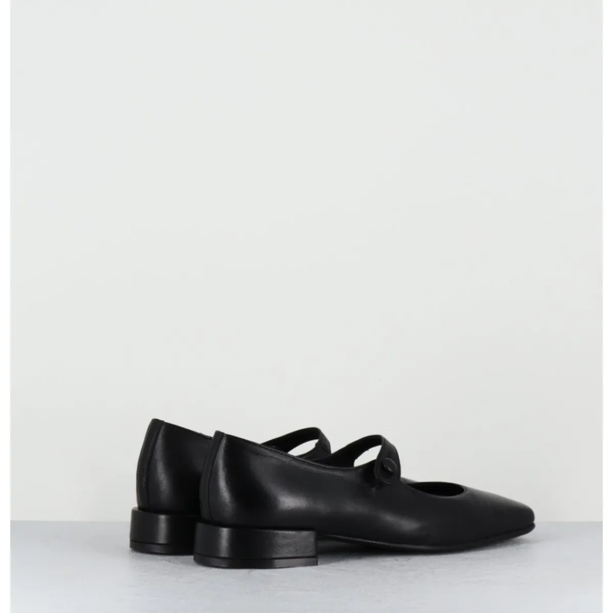 Chaussures | Ballerines^TO&CO Babies en cuir souple bout carré - JANE BLACK COWHIDE NOIR