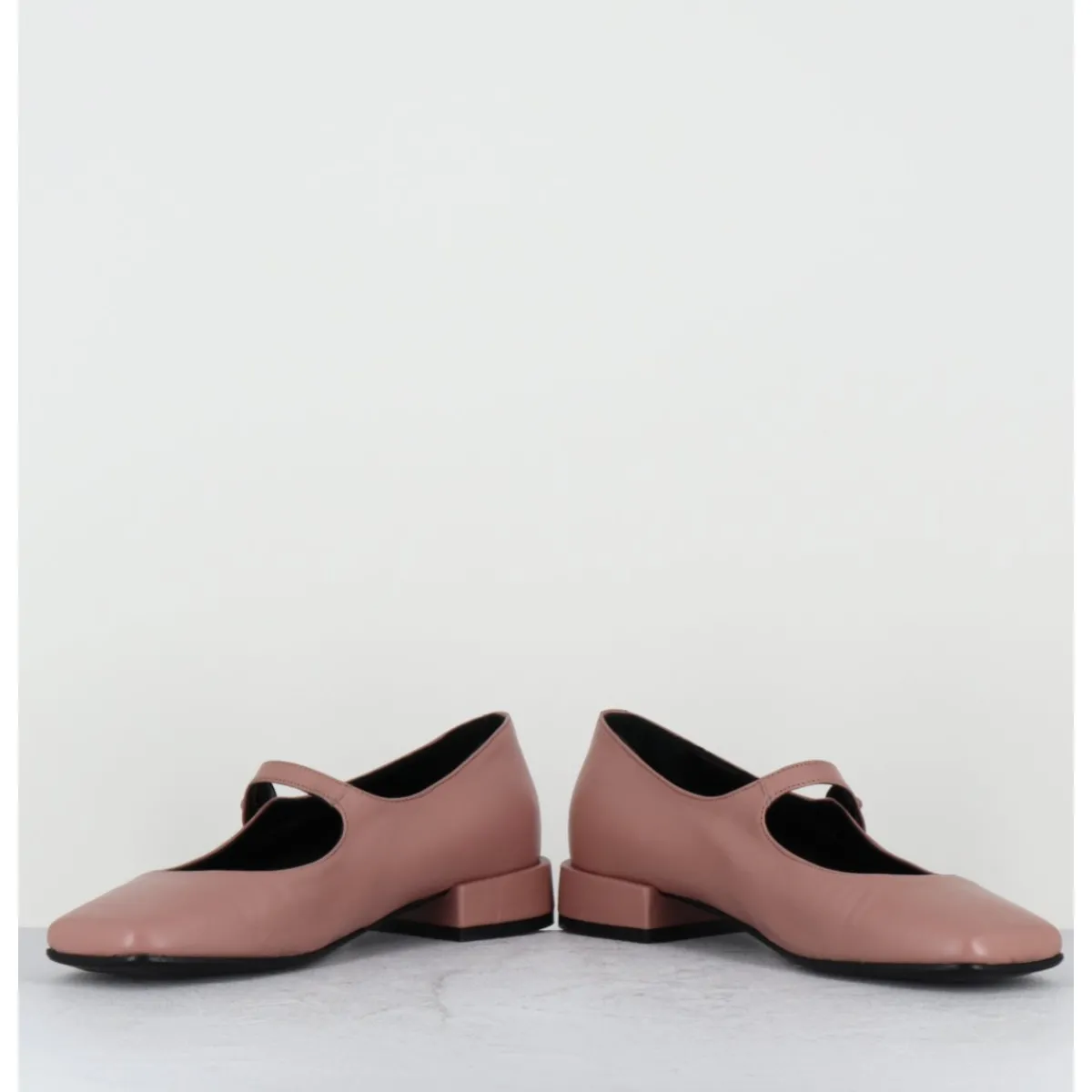 Chaussures | Ballerines^TO&CO Babies en cuir souple poudré à bout carré - JANE NATURAL COWHIDE ROSE