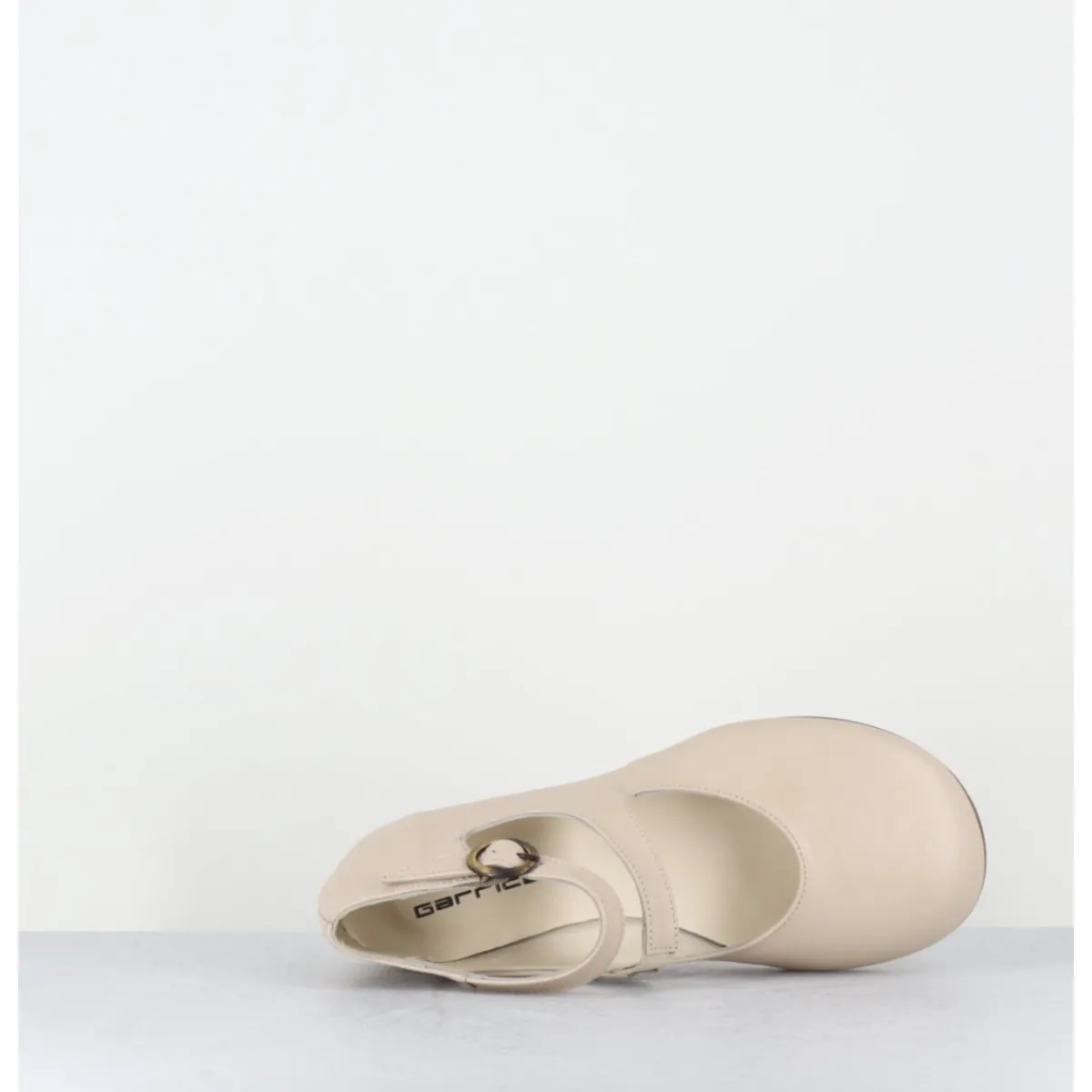 Chaussures | Ballerines^GARRICE LAB Babies plates forme ronde en cuir beige clair - ZIAMA BUFFY SAND