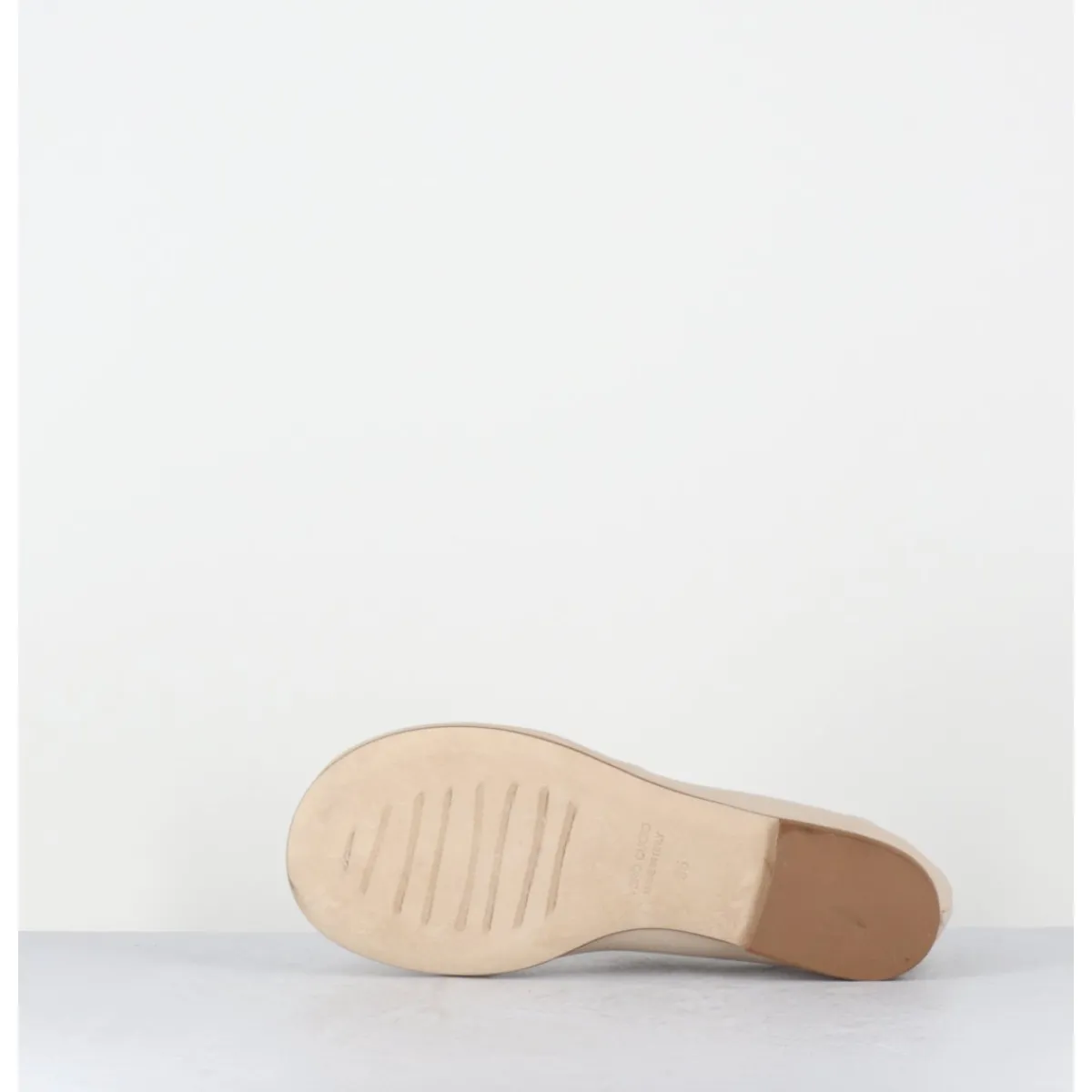 Chaussures | Ballerines^GARRICE LAB Babies plates forme ronde en cuir beige clair - ZIAMA BUFFY SAND