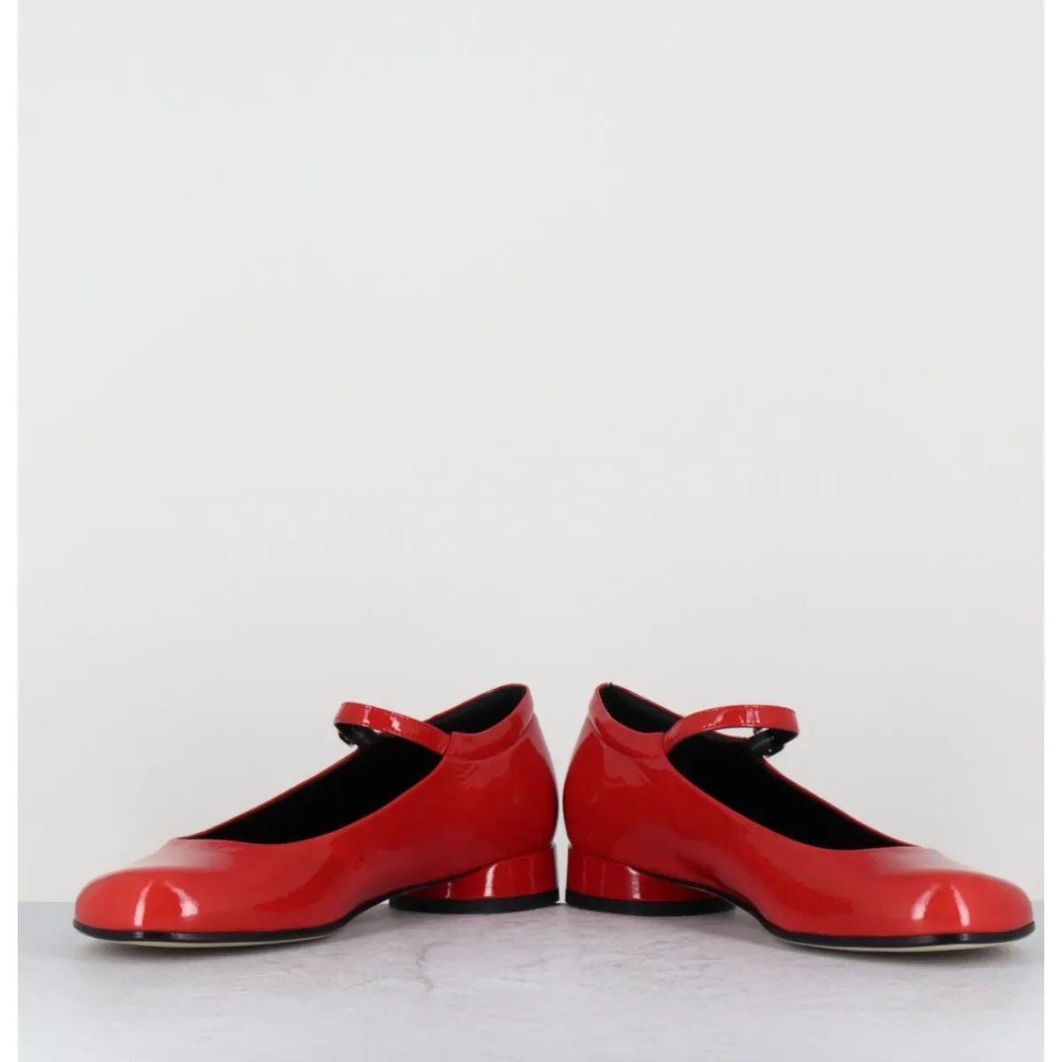 Chaussures | Ballerines^GARRICE LAB Babies 60s petit talon en cuir vernis - LIGAT1 CINDY ROSSO ROUGE