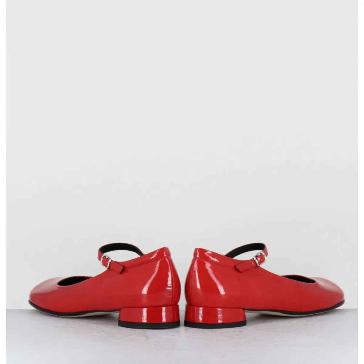 Chaussures | Ballerines^GARRICE LAB Babies 60s petit talon en cuir vernis - LIGAT1 CINDY ROSSO ROUGE