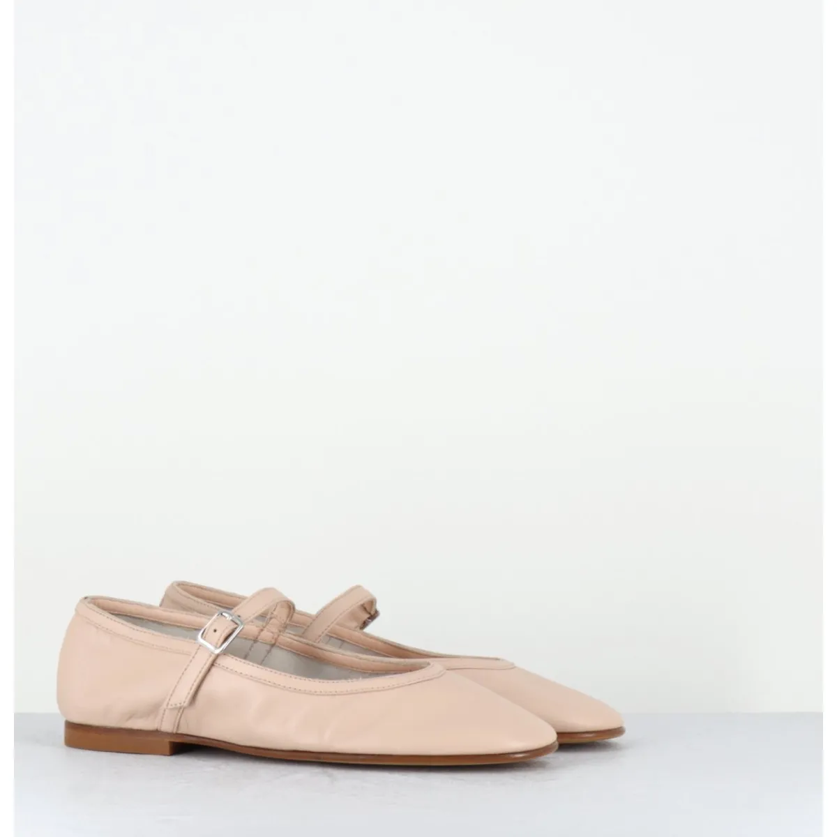 Chaussures | Ballerines^OA NON FASHION Ballerines à bride en cuir souple rose clair - ROXY NAPPA NUDE