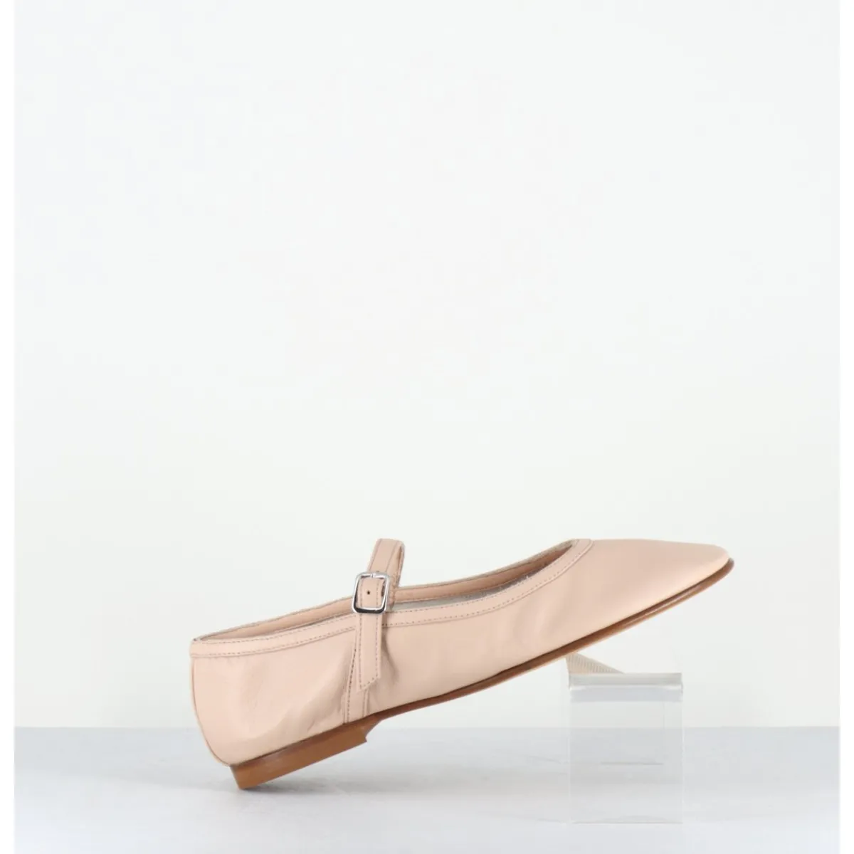 Chaussures | Ballerines^OA NON FASHION Ballerines à bride en cuir souple rose clair - ROXY NAPPA NUDE