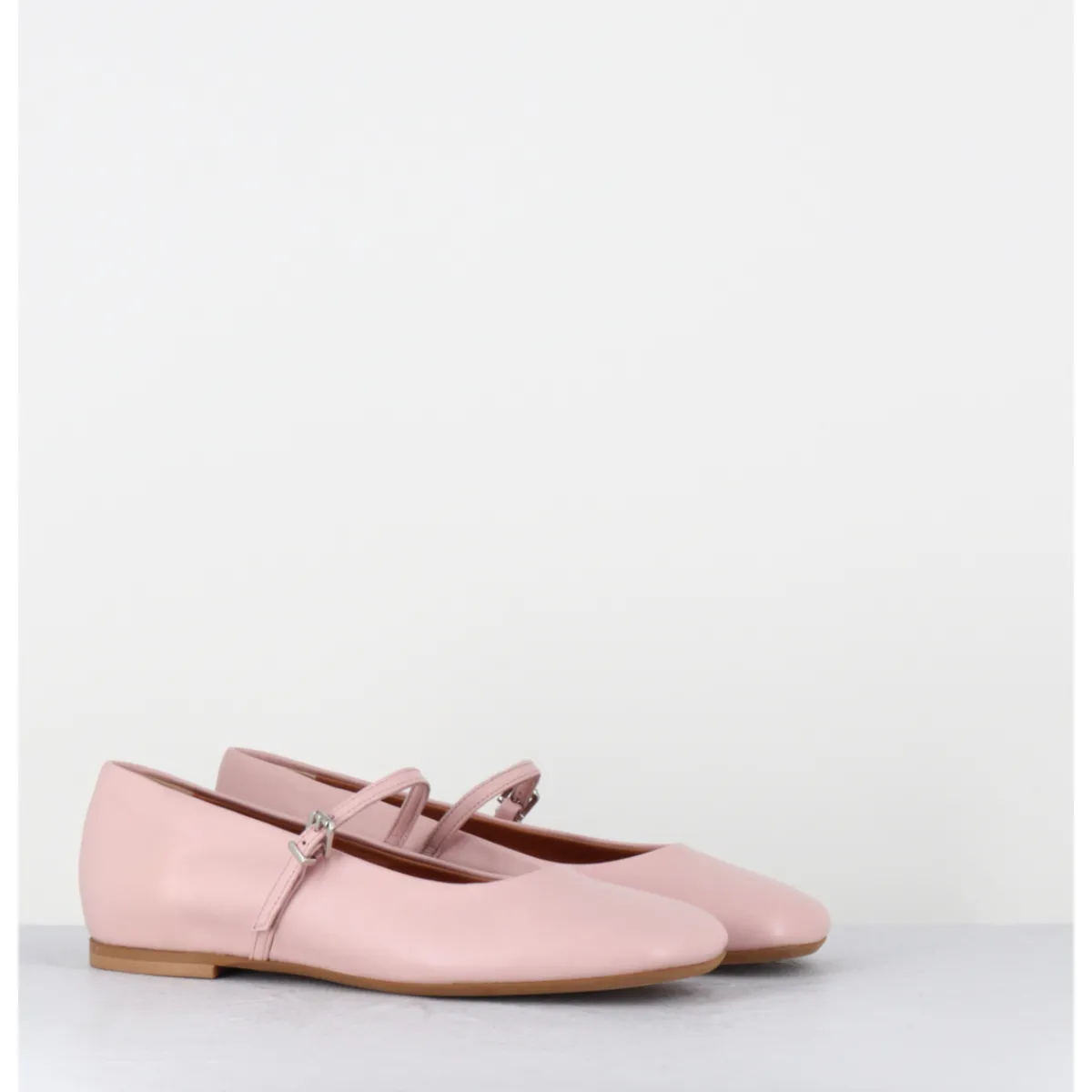 Chaussures | Ballerines^GARRICE LAB Ballerines babies en cuir poudré - TERI NAPPA ROSA ROSE