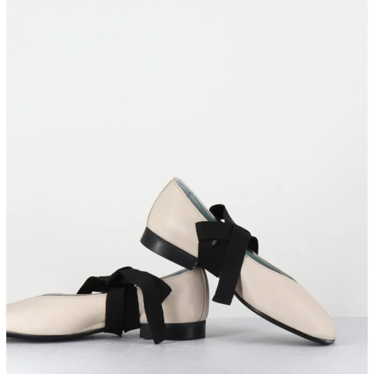 Chaussures | Ballerines^GARRICE LAB Ballerines 'chausson de danse' en cuir - CHESTER2 NAPPA SABBIA BEIGE
