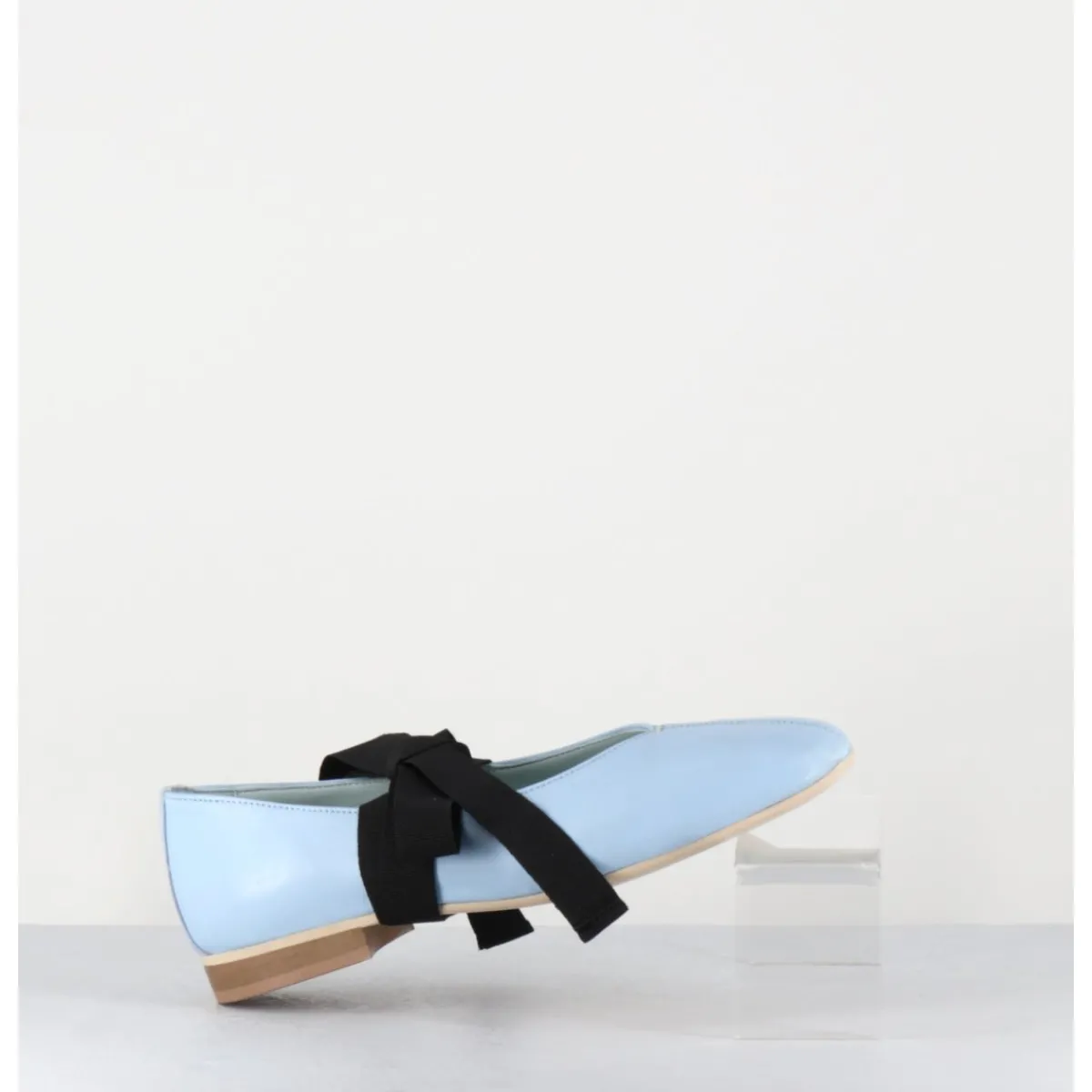 Chaussures | Ballerines^GARRICE LAB Ballerines 'chausson de danse' en cuir ciel - CHESTER3 NAPPA CIELO BLEU