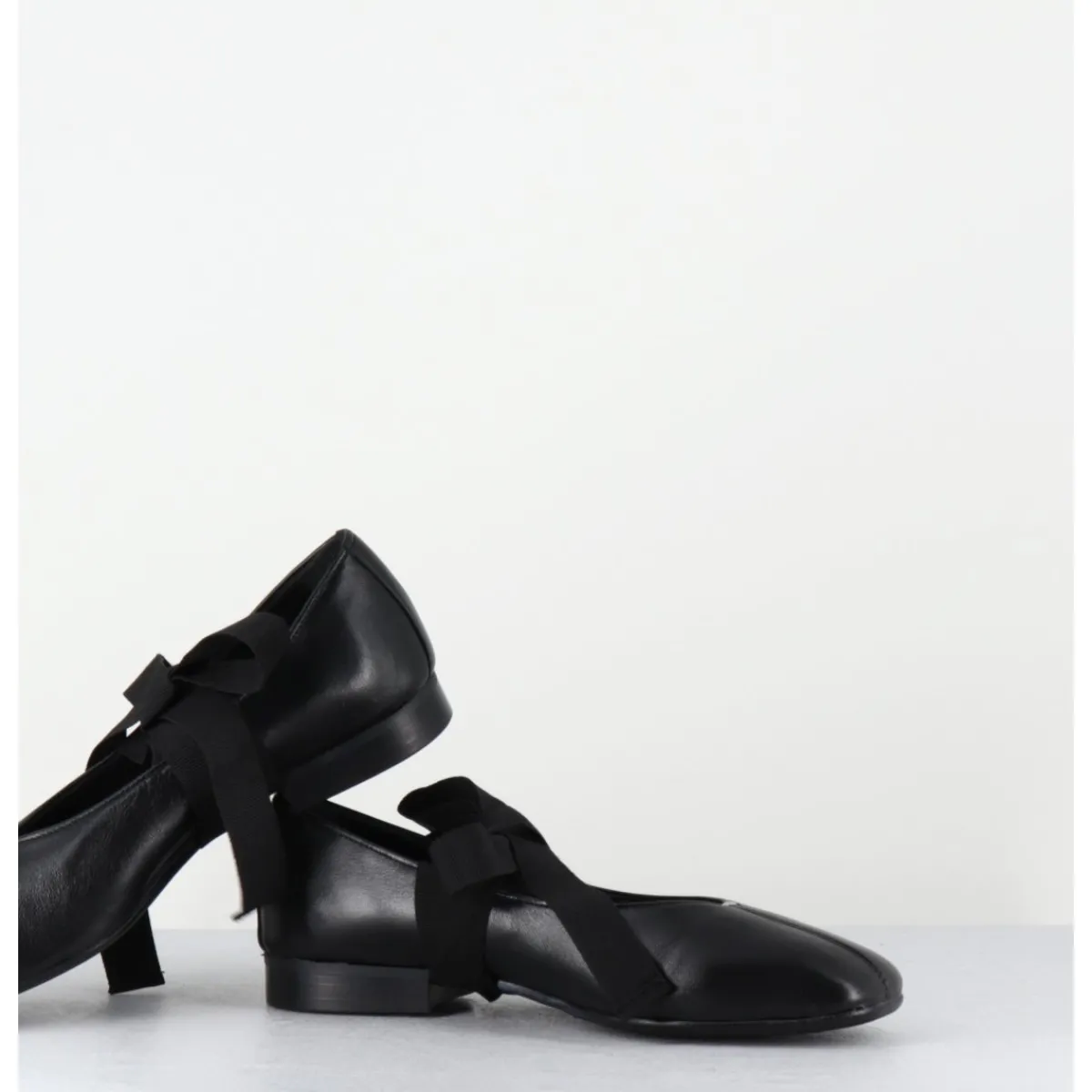 Chaussures | Ballerines^GARRICE LAB Ballerines 'chausson de danse' en cuir - CHESTER1 NAPPA NERO NOIR