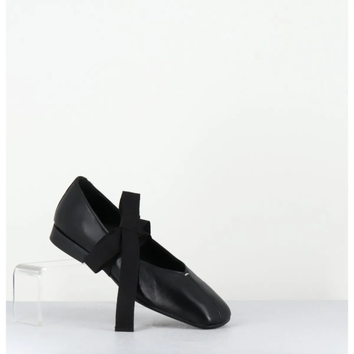 Chaussures | Ballerines^GARRICE LAB Ballerines 'chausson de danse' en cuir - CHESTER1 NAPPA NERO NOIR