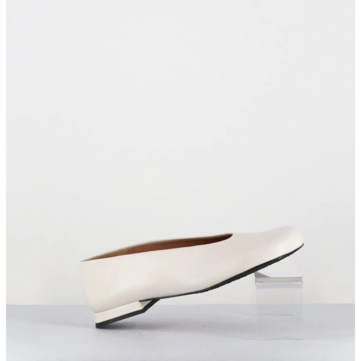 Chaussures | Ballerines^AUDLEY Ballerines minimalistes en cuir - PAOLA1 MARFIL NAPPA BLANC