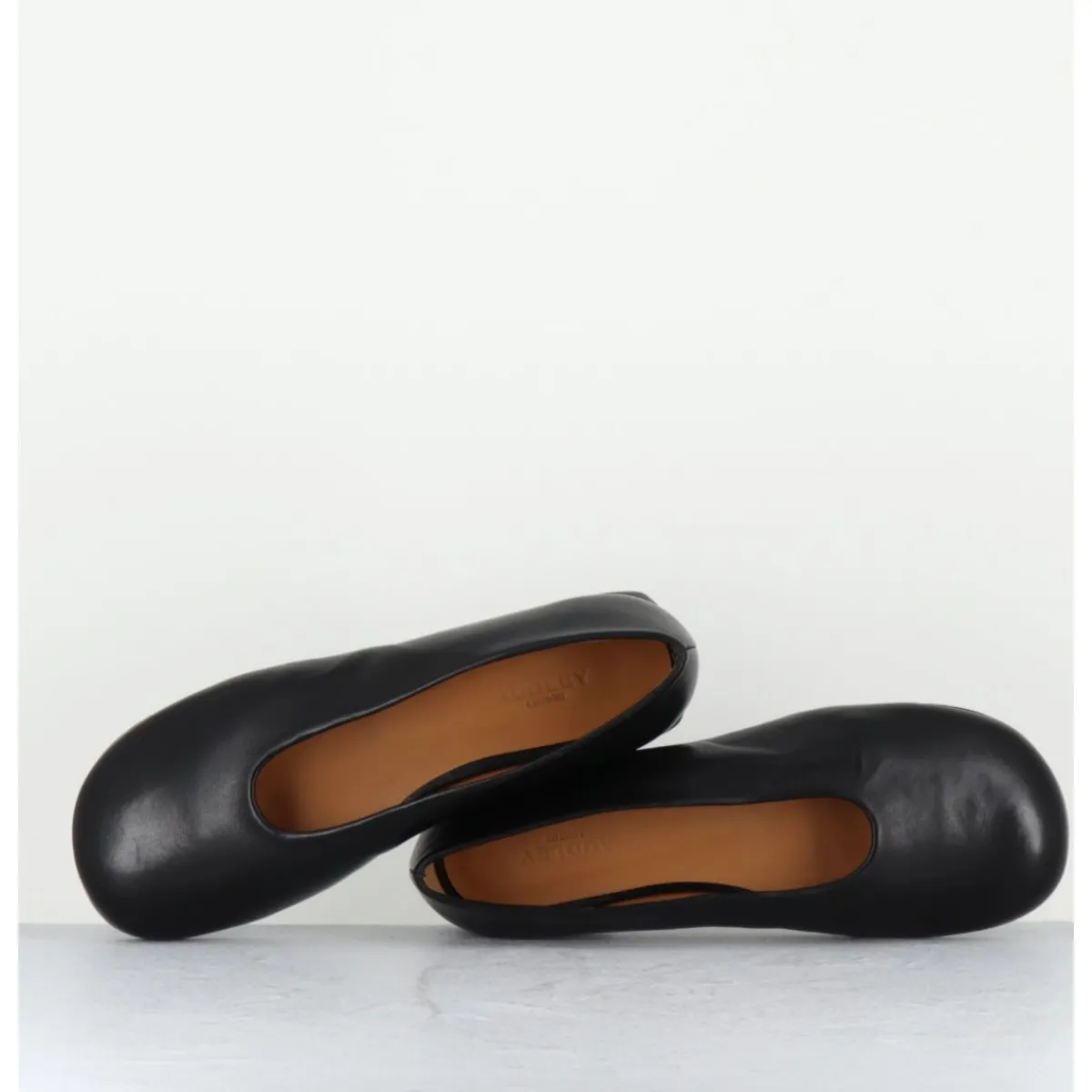 Chaussures | Ballerines^AUDLEY Ballerines minimalistes en cuir - PAOLA2 BLACK NAPPA NOIR