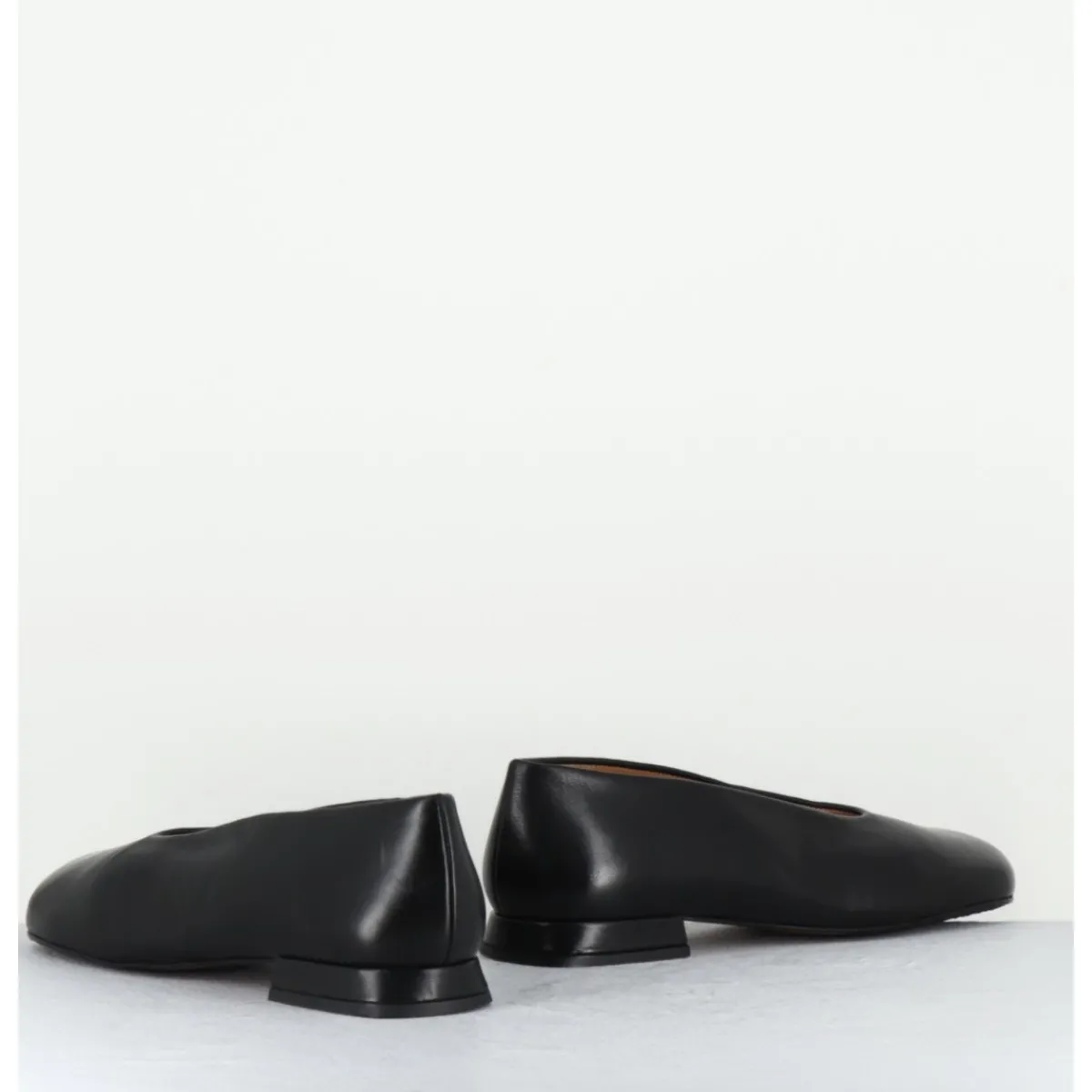 Chaussures | Ballerines^AUDLEY Ballerines minimalistes en cuir - PAOLA2 BLACK NAPPA NOIR