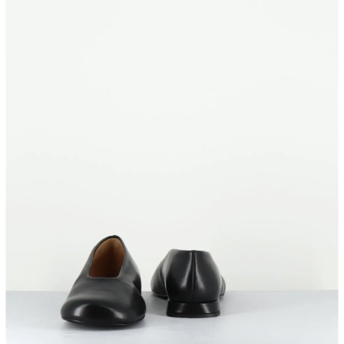 Chaussures | Ballerines^AUDLEY Ballerines minimalistes en cuir - PAOLA2 BLACK NAPPA NOIR