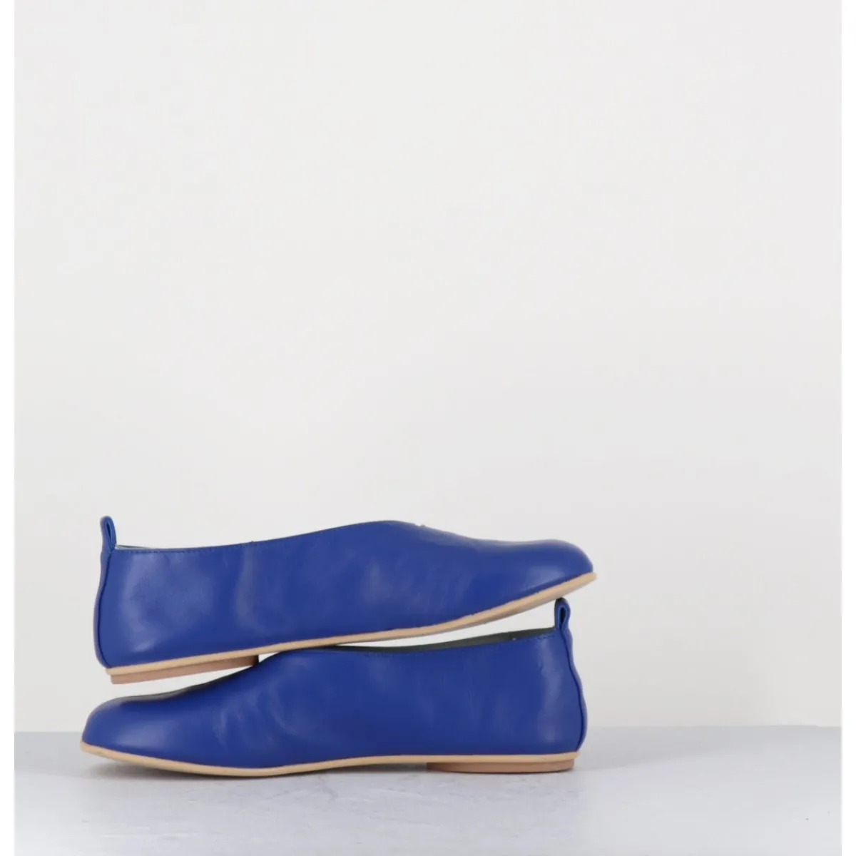 Chaussures | Ballerines^GARRICE LAB Ballerines minimalistes en cuir souple - LESTER5 CHERIE BLU BLEU