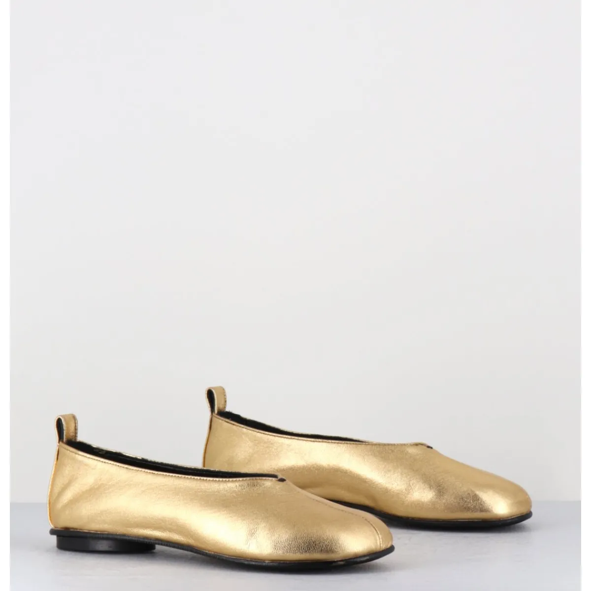 Chaussures | Ballerines^GARRICE LAB Ballerines minimalistes en cuir souple doré - LESTER4 NAPPA ORO DORE