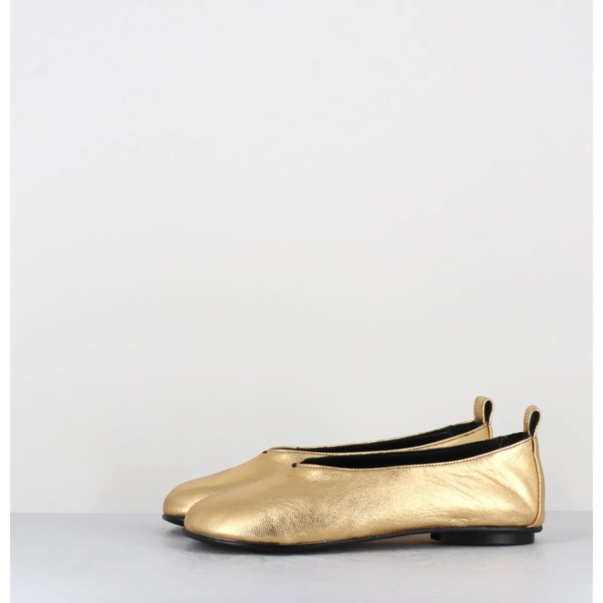 Chaussures | Ballerines^GARRICE LAB Ballerines minimalistes en cuir souple doré - LESTER4 NAPPA ORO DORE