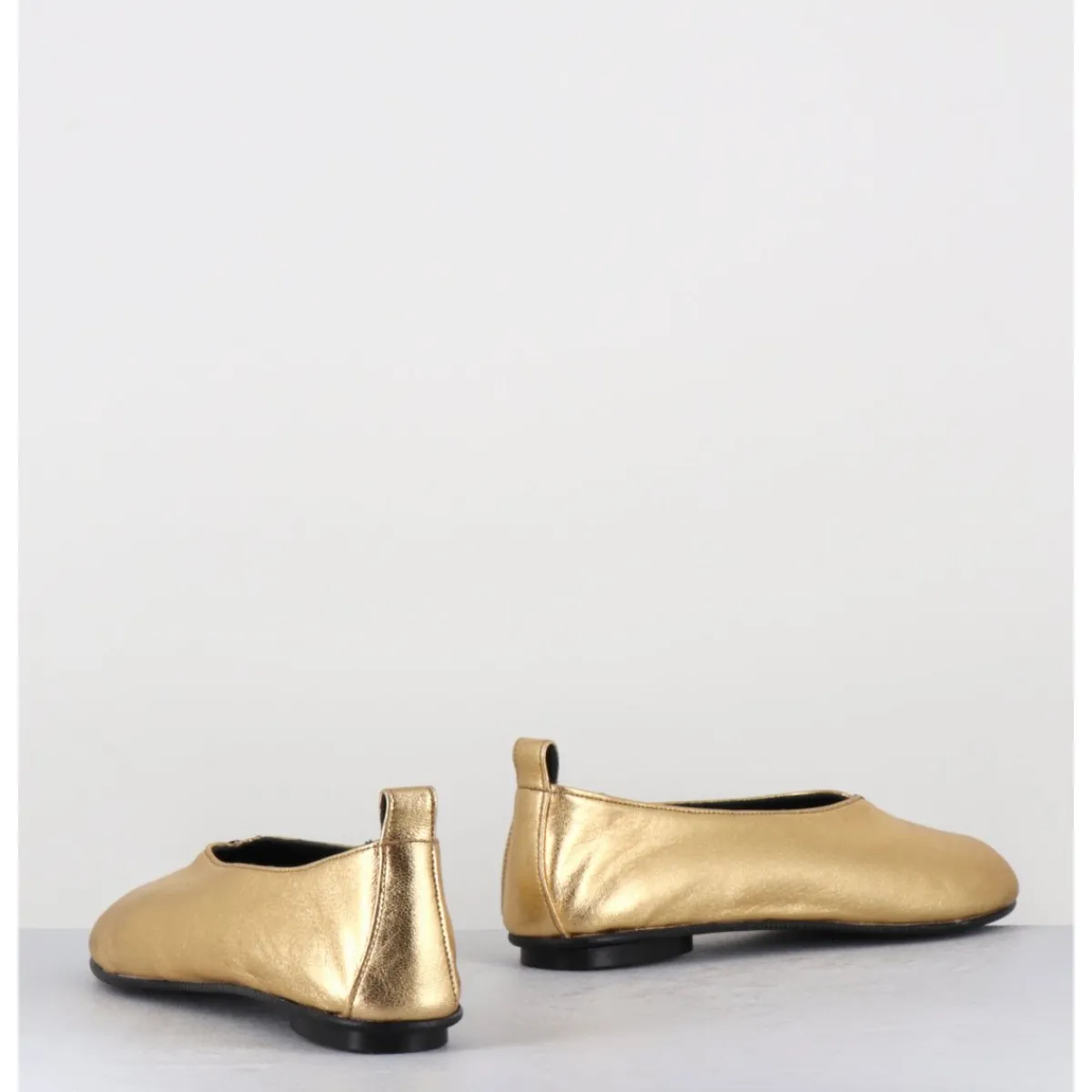 Chaussures | Ballerines^GARRICE LAB Ballerines minimalistes en cuir souple doré - LESTER4 NAPPA ORO DORE