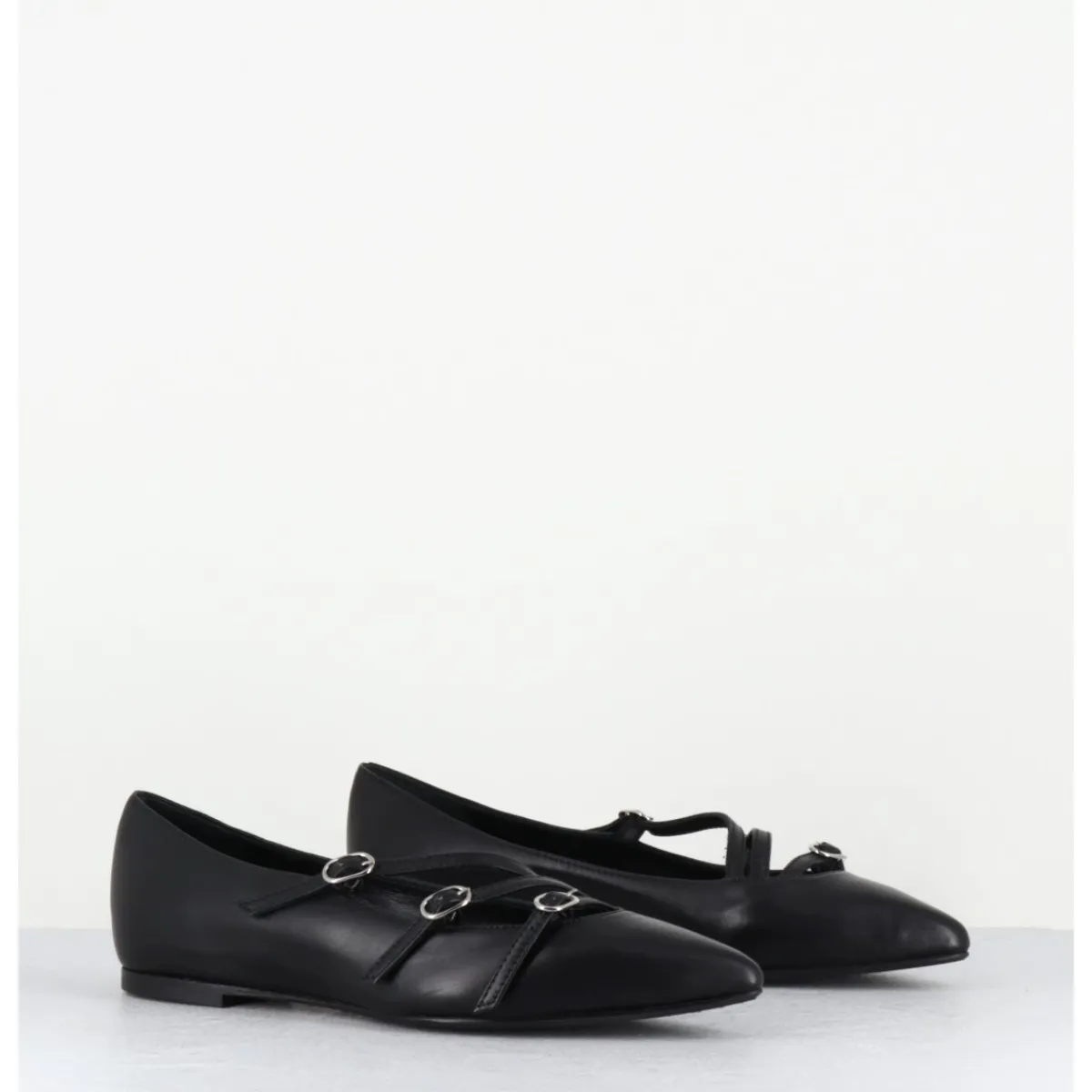 Chaussures | Ballerines^GARRICE LAB Ballerines multi-brides en cuir - LINER BERLINO NERO NOIR