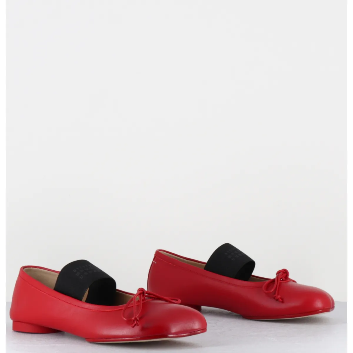 Chaussures | Ballerines^MM6 MAISON MARGIELA Ballerines Numeric en cuir - S59WZ0099 T4032 ROUGE