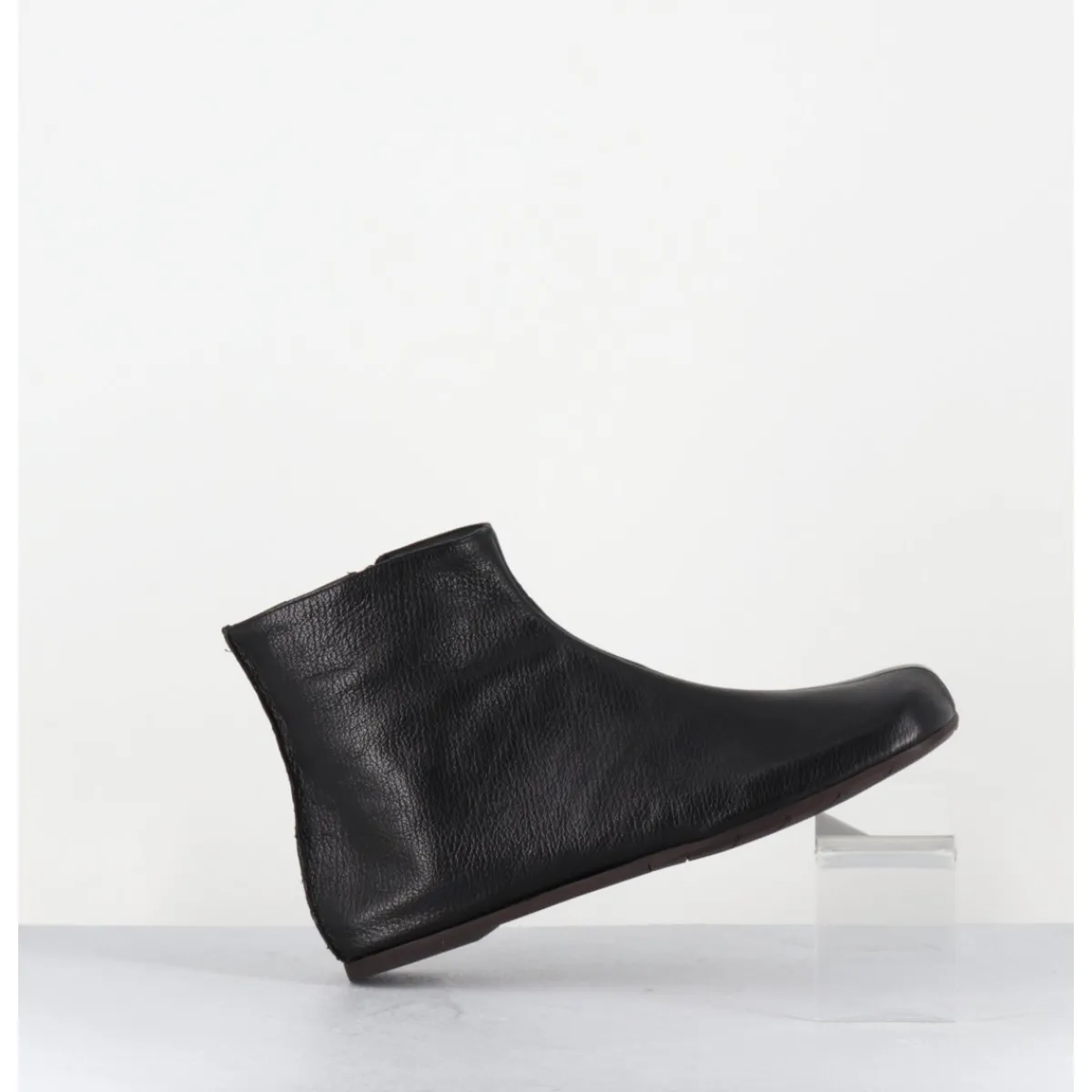 Boots^ANTONIO BARBATO Boos plates minimalistes en cuir - AB1655 MADRAS NERO NOIR