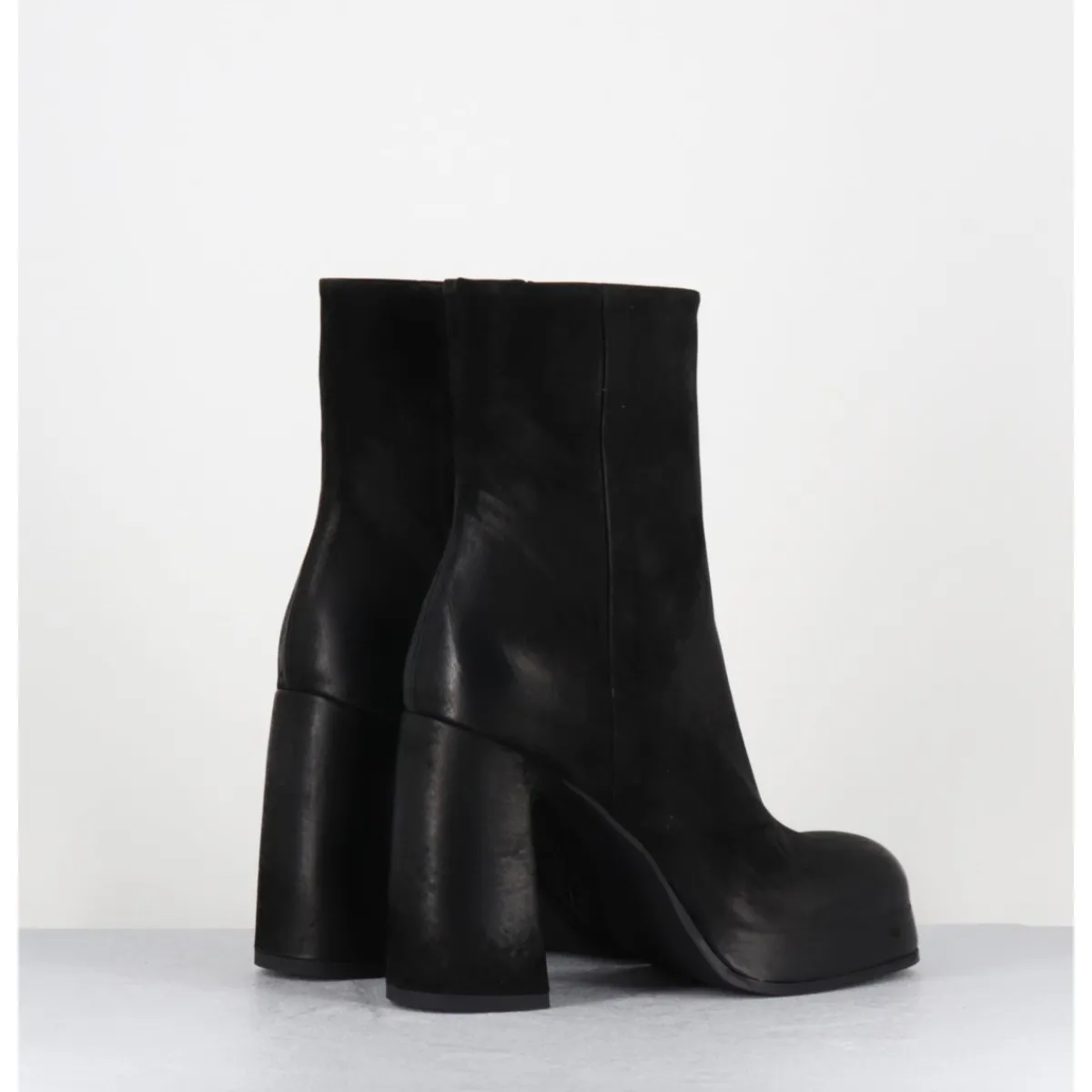 Boots | Plateformes^GARRICE LAB Boots à plateforme en cuir gras - KATHY GOMMA NERO NOIR