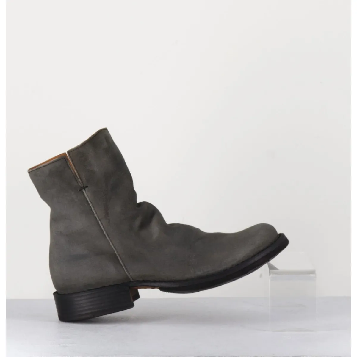 Boots | Bikers^FIORENTINI+BAKER Boots biker plates en daim gris - ELF-22 LAVAGNA BOOTS TAUPE