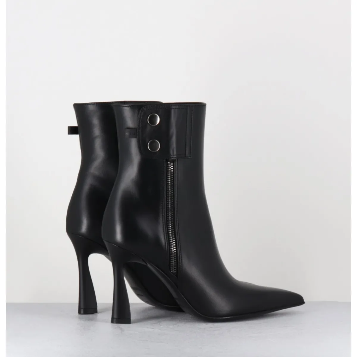 Boots^PREMIATA Boots bout pointu talon haut en cuir - M6836 GARDA NERO NOIR