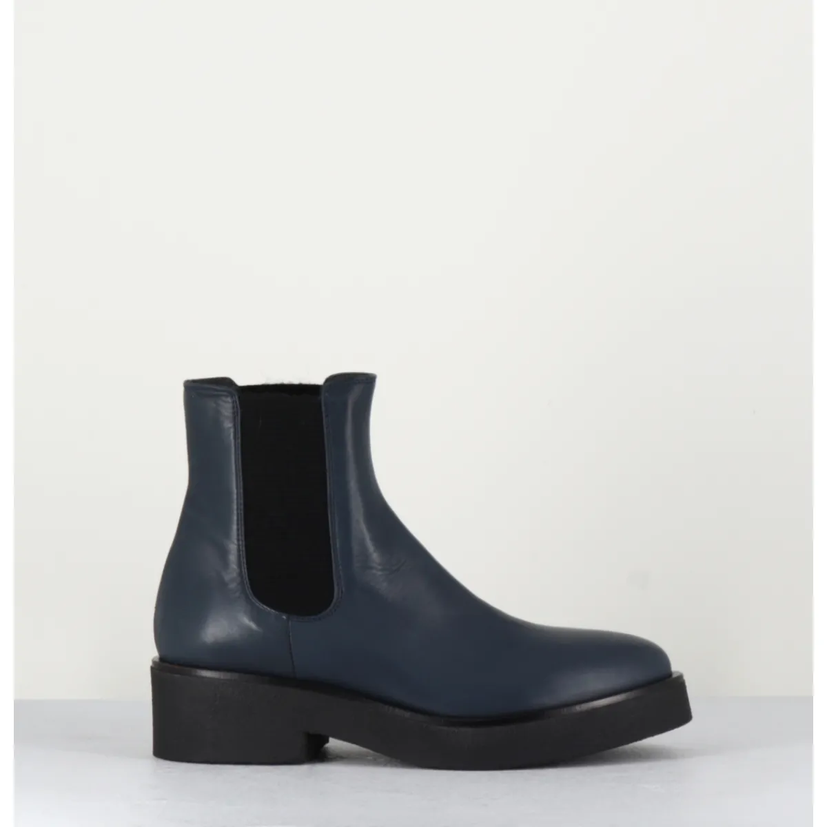 Boots^GARRICE LAB Boots chelsea en cuir - PERLA BLU BLEU