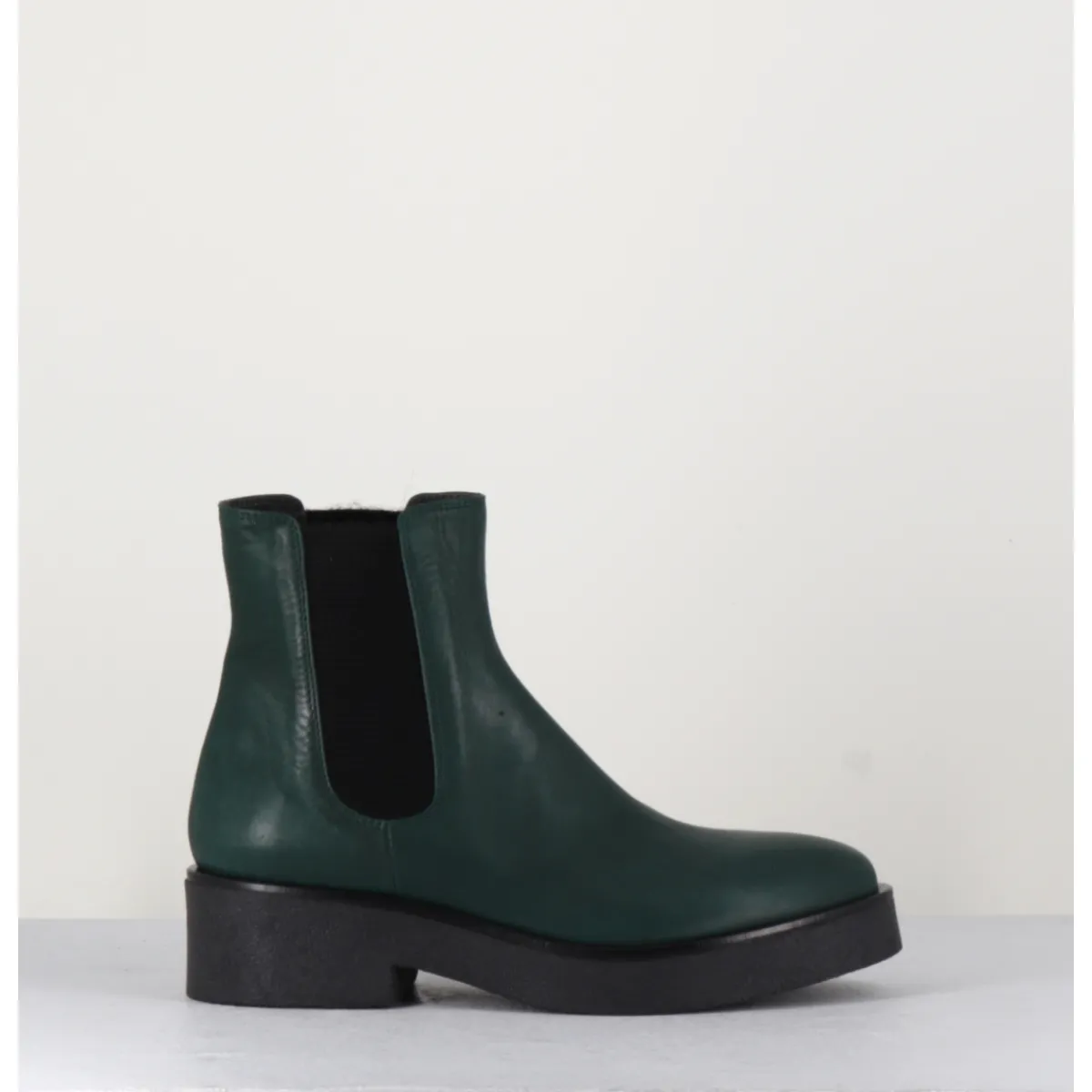 Boots^GARRICE LAB Boots chelsea en cuir - PERLA FORESTA VERT