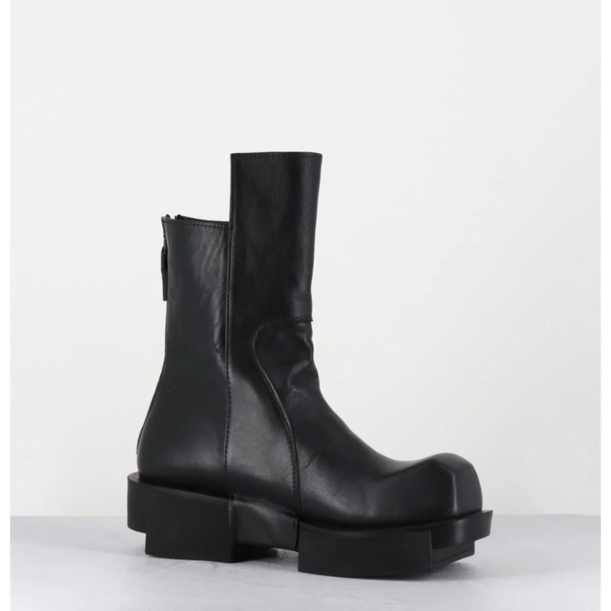 Boots^SDM Boots en cuir légères semelle déstructurée - GURA VITELO NERO NOIR