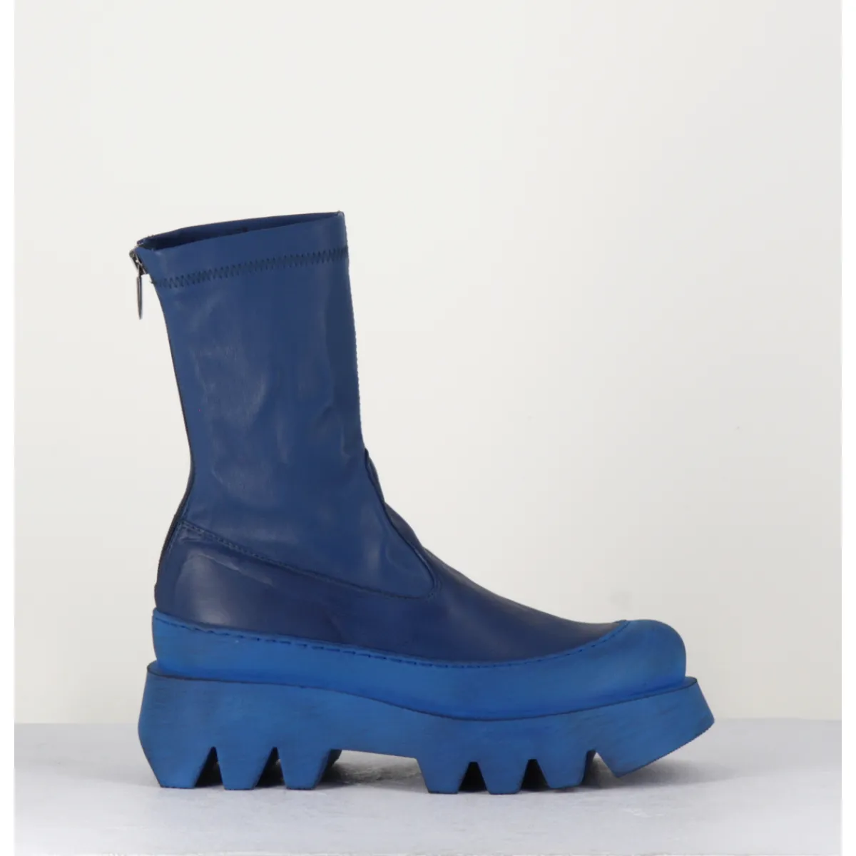 Boots^LOFINA Boots en cuir stretch - 2662 INDEMONIAT BLEU