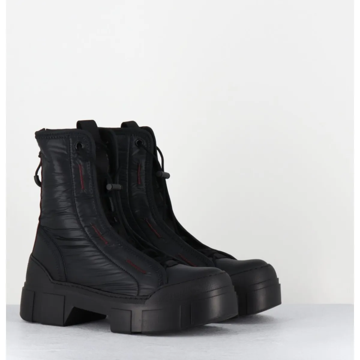 Boots^VIC MATIE Boots en nylon satiné & élastique réglable - 1D7300D PADINGTON WIRE NOIR