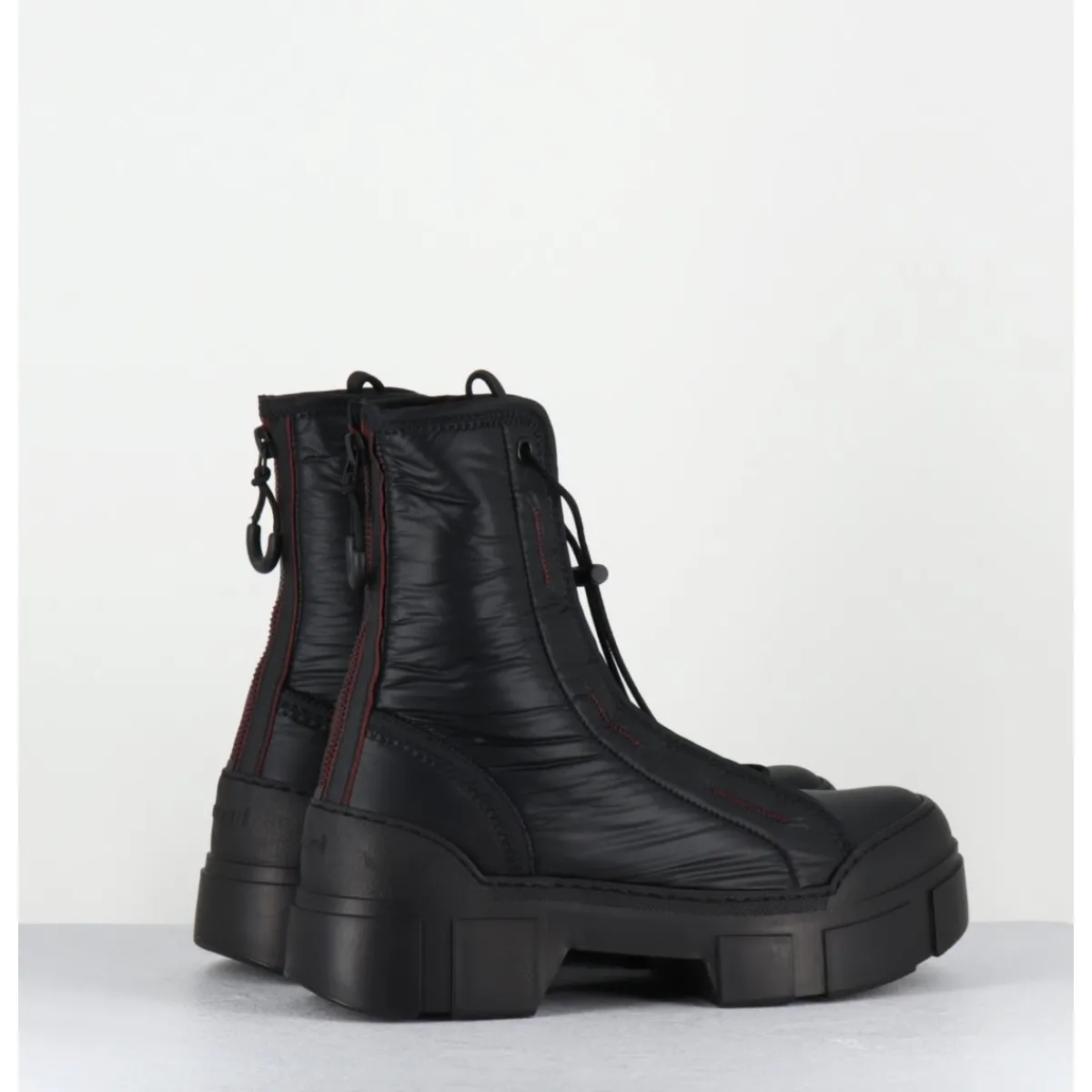 Boots^VIC MATIE Boots en nylon satiné & élastique réglable - 1D7300D PADINGTON WIRE NOIR