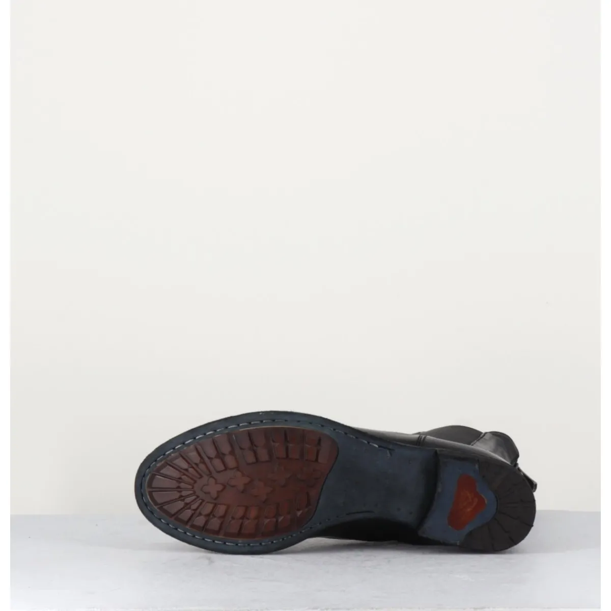 Boots^OFFICINE CREATIVE Boots plates en cuir , élastique & bout fleuri - LEXIKON099 NERO NOIR