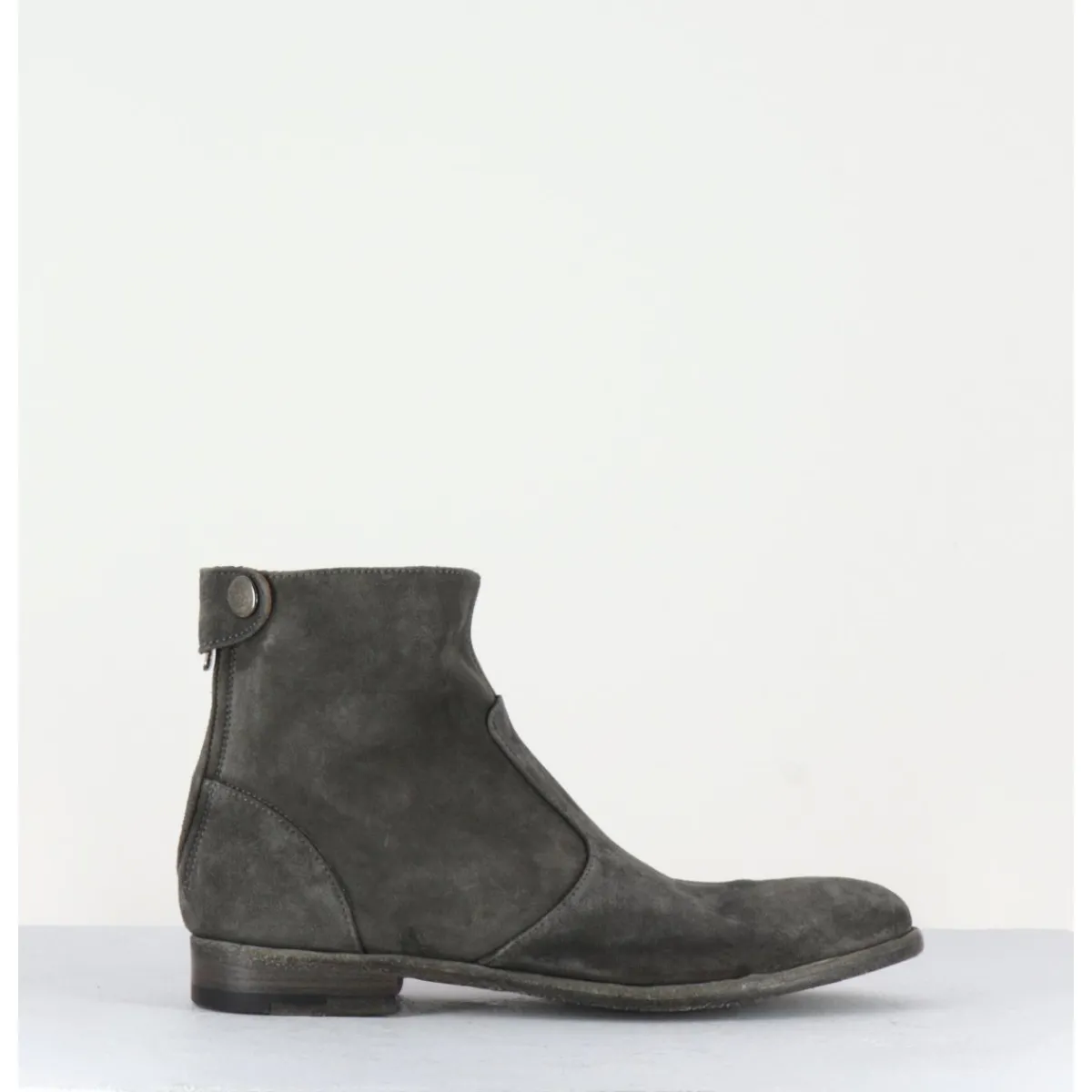 Boots^ALBERTO FASCIANI Boots plates en daim - VENERE37031 GRIS