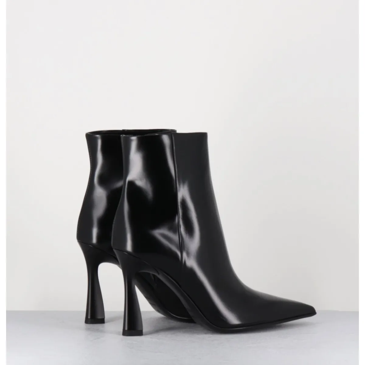Boots^PREMIATA Boots pointues talon haut cuir glacé - M6594 SPLENDID NERO NOIR