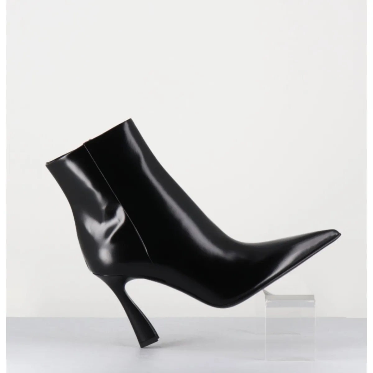 Boots^PREMIATA Boots pointues talon haut cuir glacé - M6594 SPLENDID NERO NOIR
