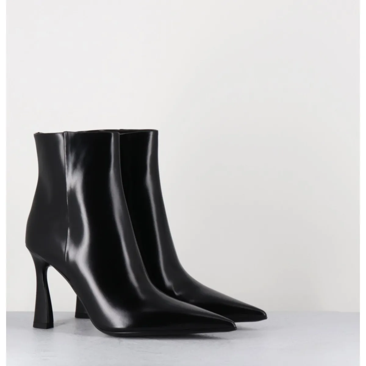 Boots^PREMIATA Boots pointues talon haut cuir glacé - M6594 SPLENDID NERO NOIR