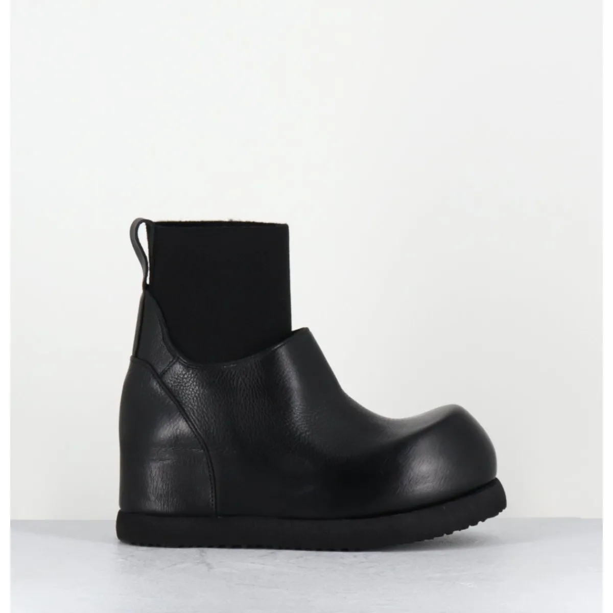 Boots | Plateformes^PREMIATA Boots sabot bi-matière cuir & élastique - M6612 NODIK NERO NOIR