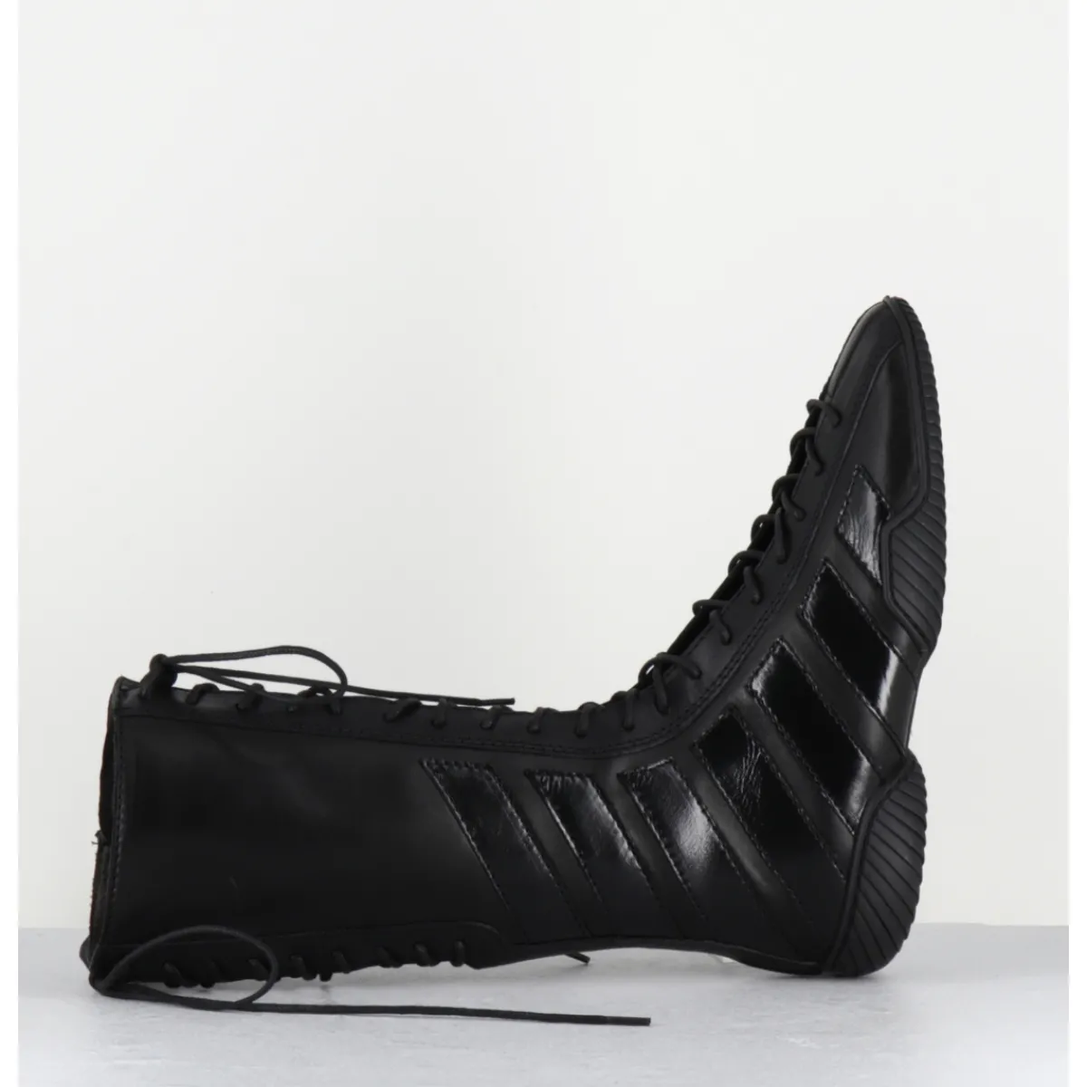 Boots | Sneakers^MIISTA Boots sneakers à lacets en cuir bi-matière - IMOGEN BLACK LACE NOIR