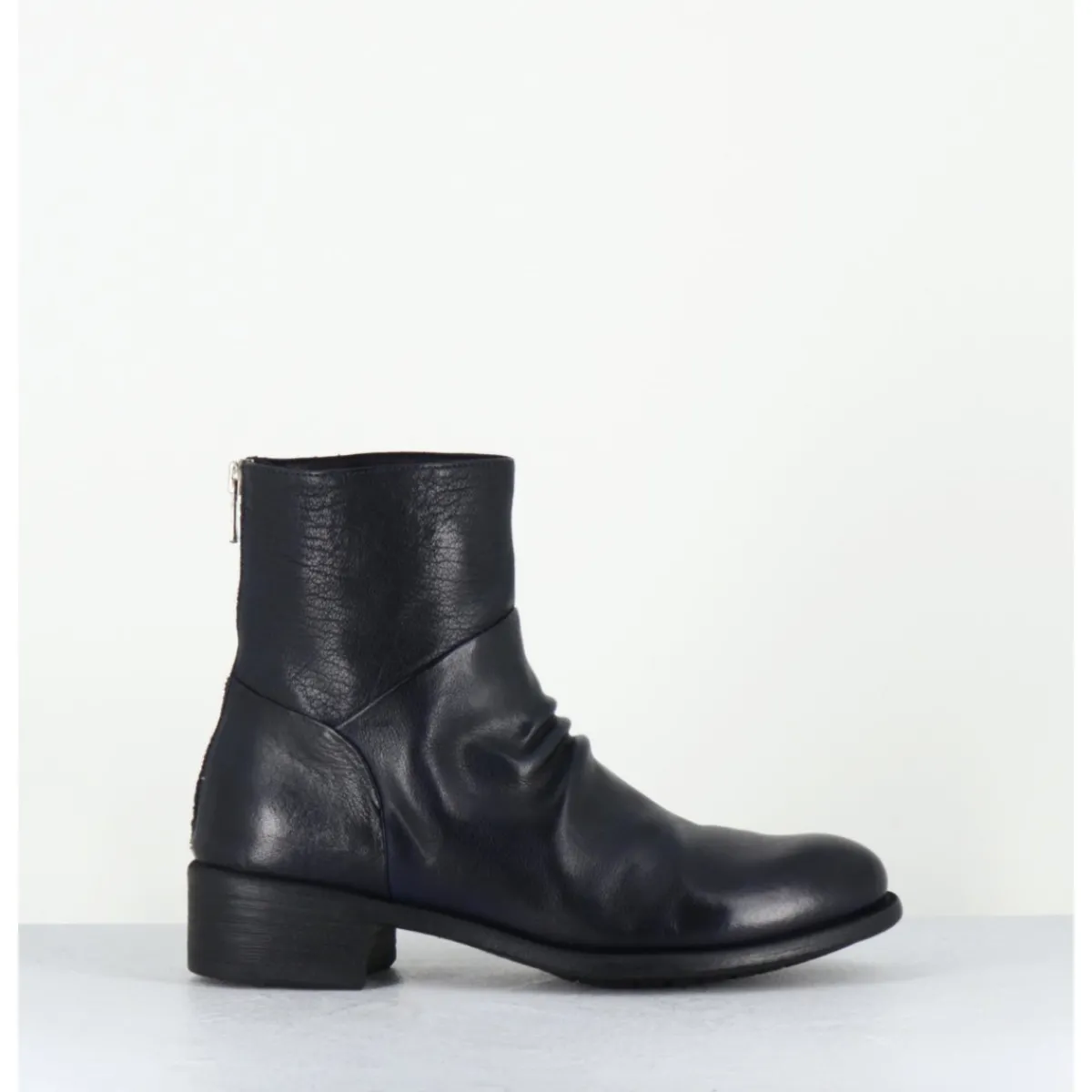 Boots^OFFICINE CREATIVE Boots souples en cuir marine - LISON CAOU047 OLTREMARE BLEU