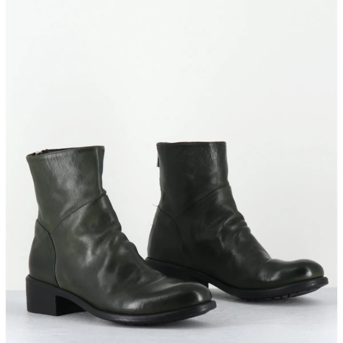 Boots^OFFICINE CREATIVE Boots souples en cuir - LISON CAOU047 VERDE VERT