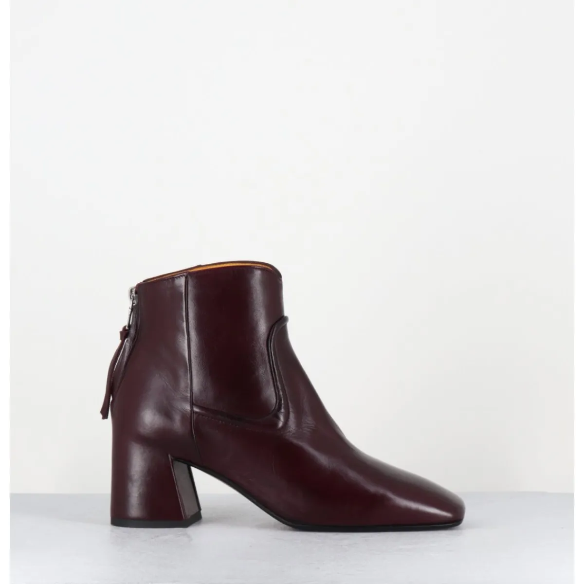 Boots^MARA BINI Boots talon recouvert en agneau x - T247 SETA VINACIA BORDEAU